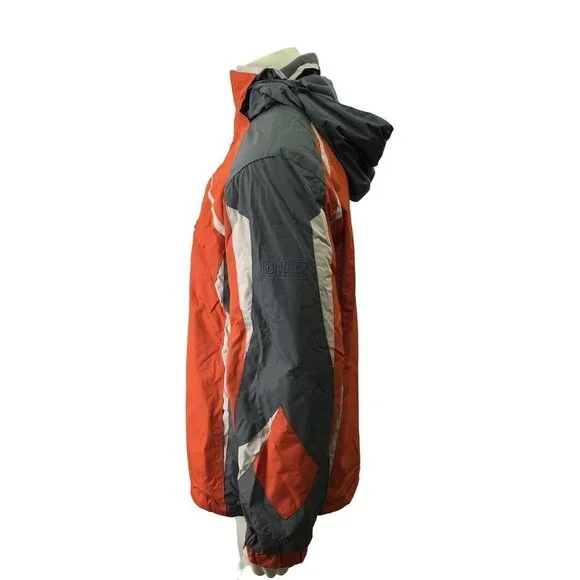 CHAPS MEN'S WATER RESISTANT FLEECE-LINED‎ HOODED JACKET /COAT LG NWT